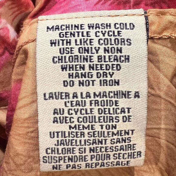 Caribbean Joe tropical print button down shirt 🌺 NWT 🌺 small - Picture 6 of 6